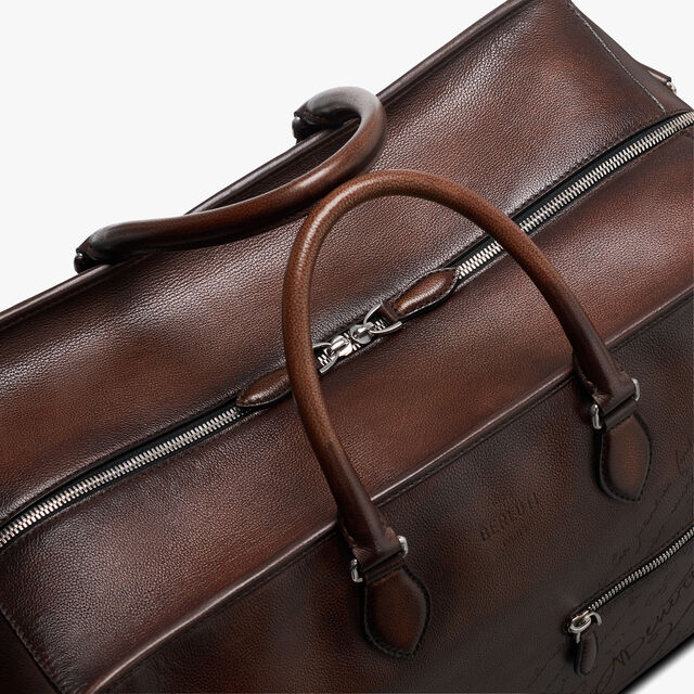 Leather travel bag