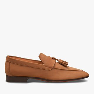Lorenzo皮革乐福鞋, LIGHT BROWN, hi-res