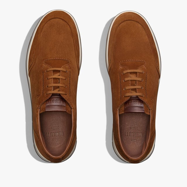 Échappée Suede Mid Top Derby, OCHER, hi-res 3