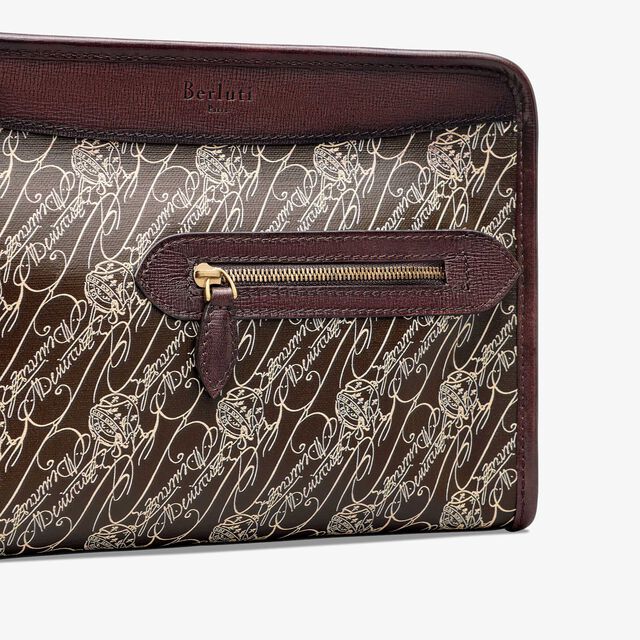 Journalier Toile Marbeuf Messenger, DARK BROWN + MADURO, hi-res 5