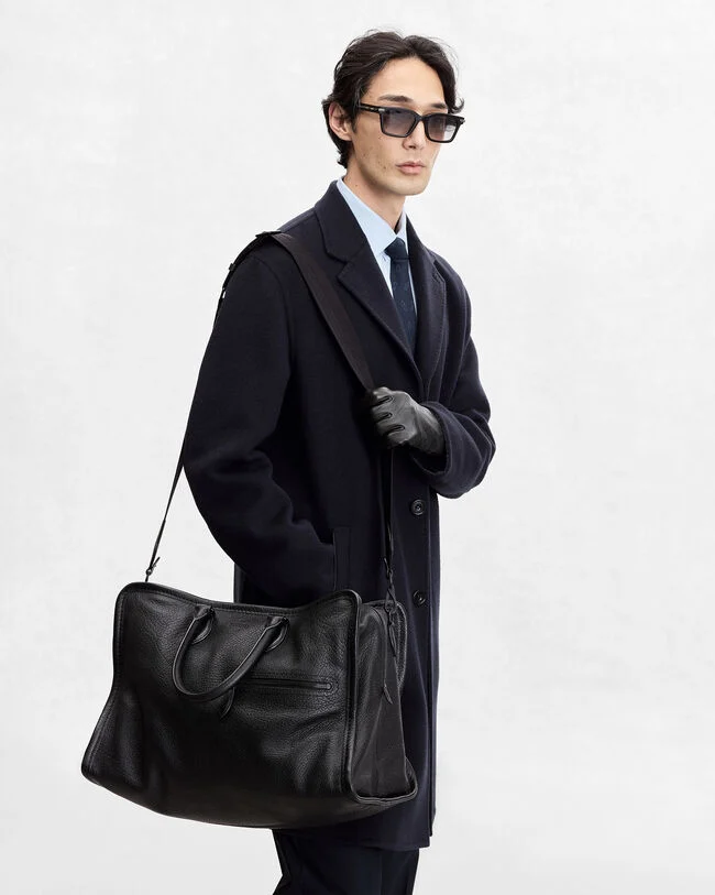 Overnight Travel Bag, Deep Black, hi-res