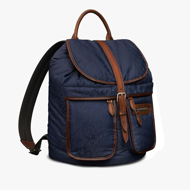 Pack Nylon Scritto Backpack, NAVY, hi-res 2