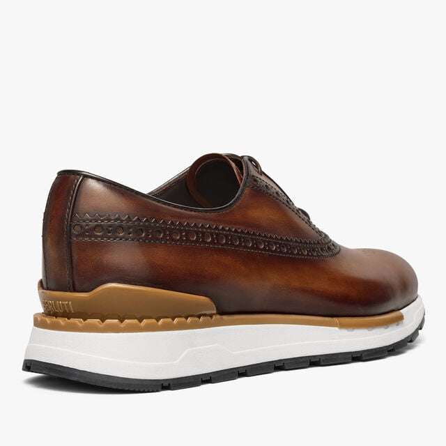 Sneaker Fast Track En Cuir, CACAO INTENSO, hi-res 5