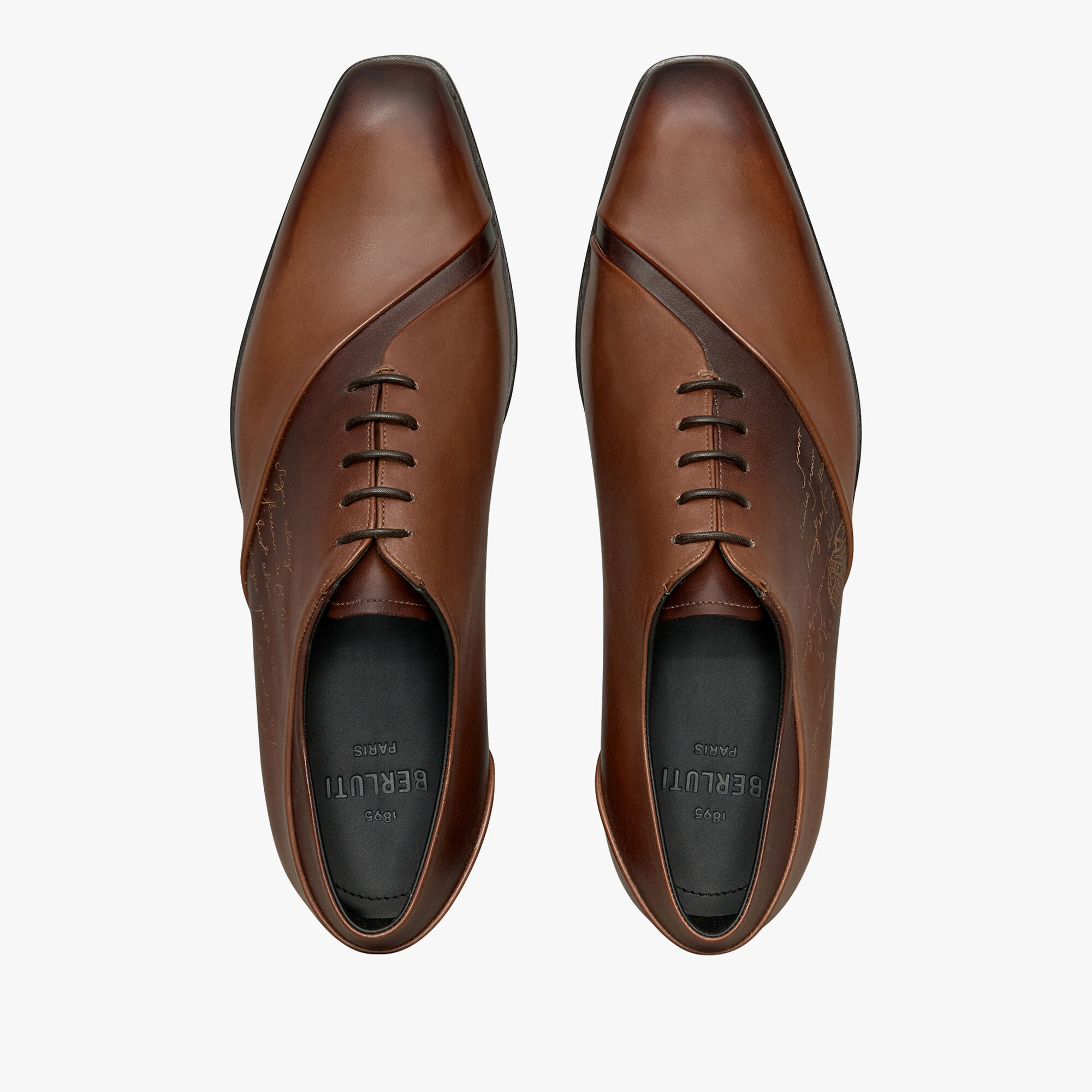 Alessandro Demesure Leather Oxford, CACAO INTENSO, hi-res 3