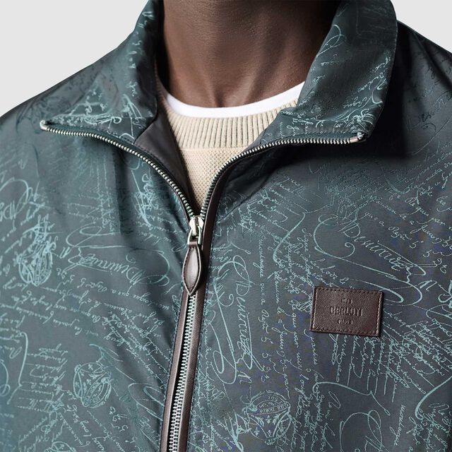 Gilet Sans Manches En Nylon Scritto, OCEANIC JADE, hi-res 5