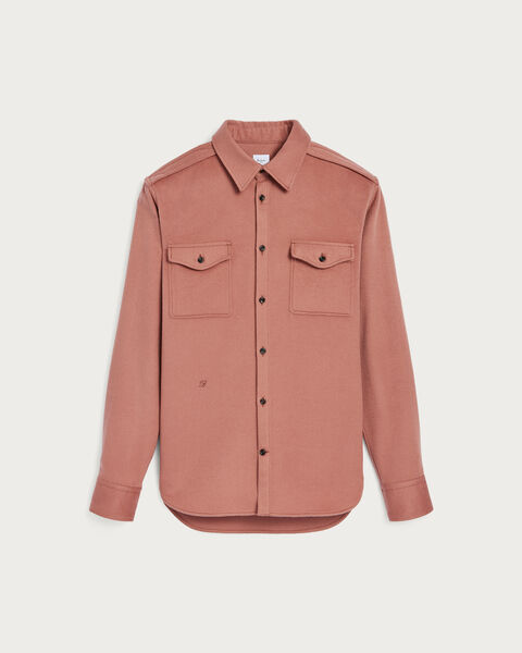 Double Face Aviator Shirt, Vintage Rose, hi-res