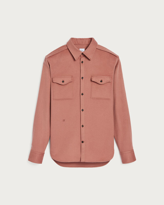 Double Face Aviator Shirt, Vintage Rose, hi-res