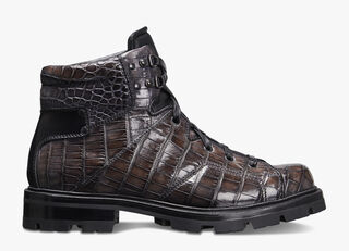 Brunico Alligator Leather Boot, BUFFALO, hi-res