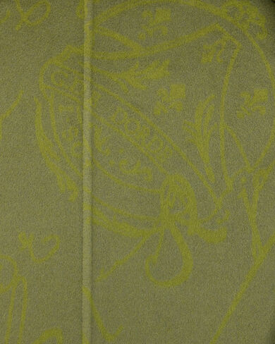 Double Face Coat, Kaki & Internal Giant Scritto, hi-res