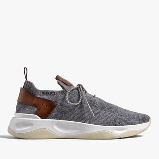 Shadow Cashmere And Lagoon Calf Sneaker