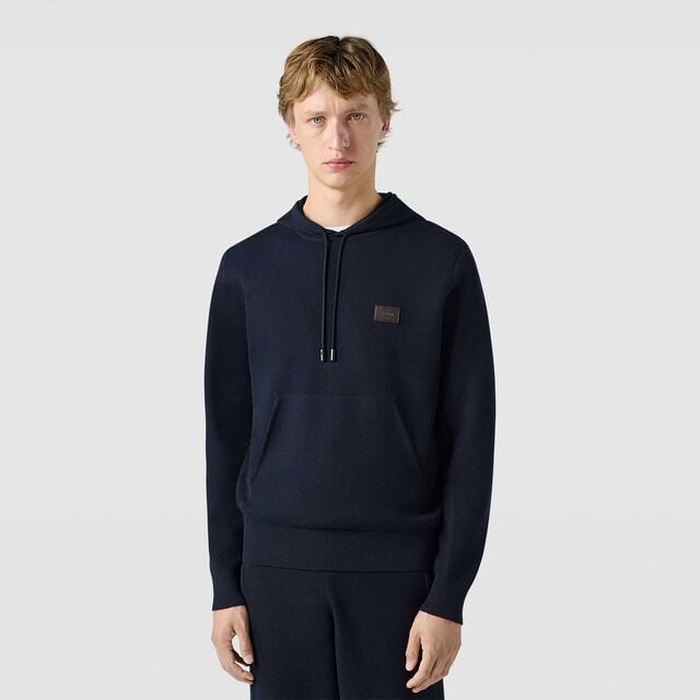 Sweat À Capuche Shadow, NAVY, hi-res 2