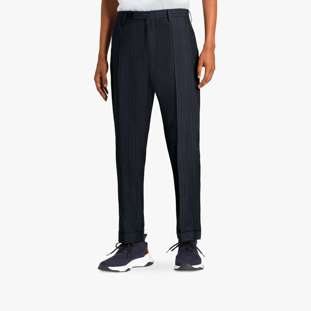 Cotton & Silk Light Construction Trousers