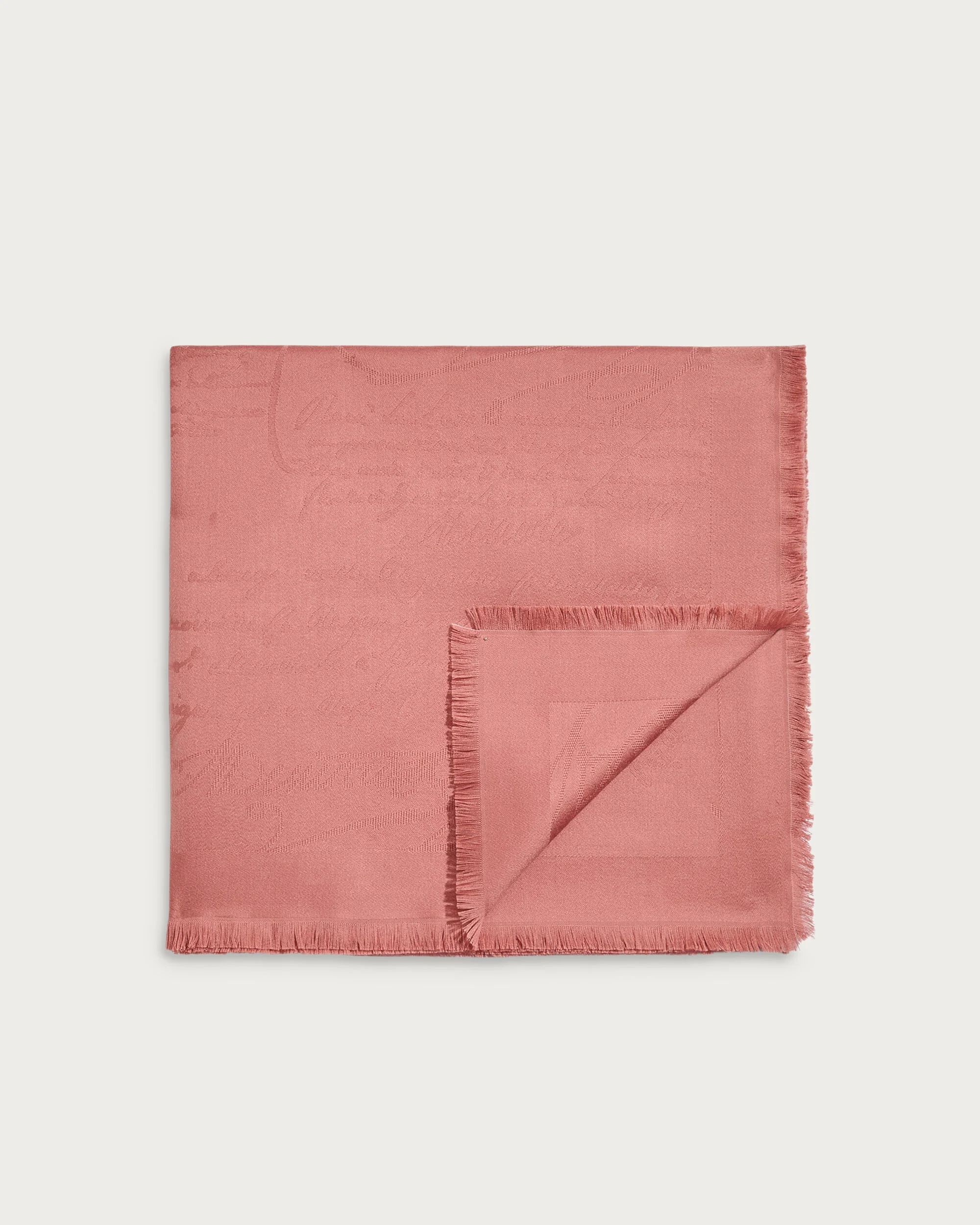 Scritto Pattern Scarf, Rosewood, hi-res