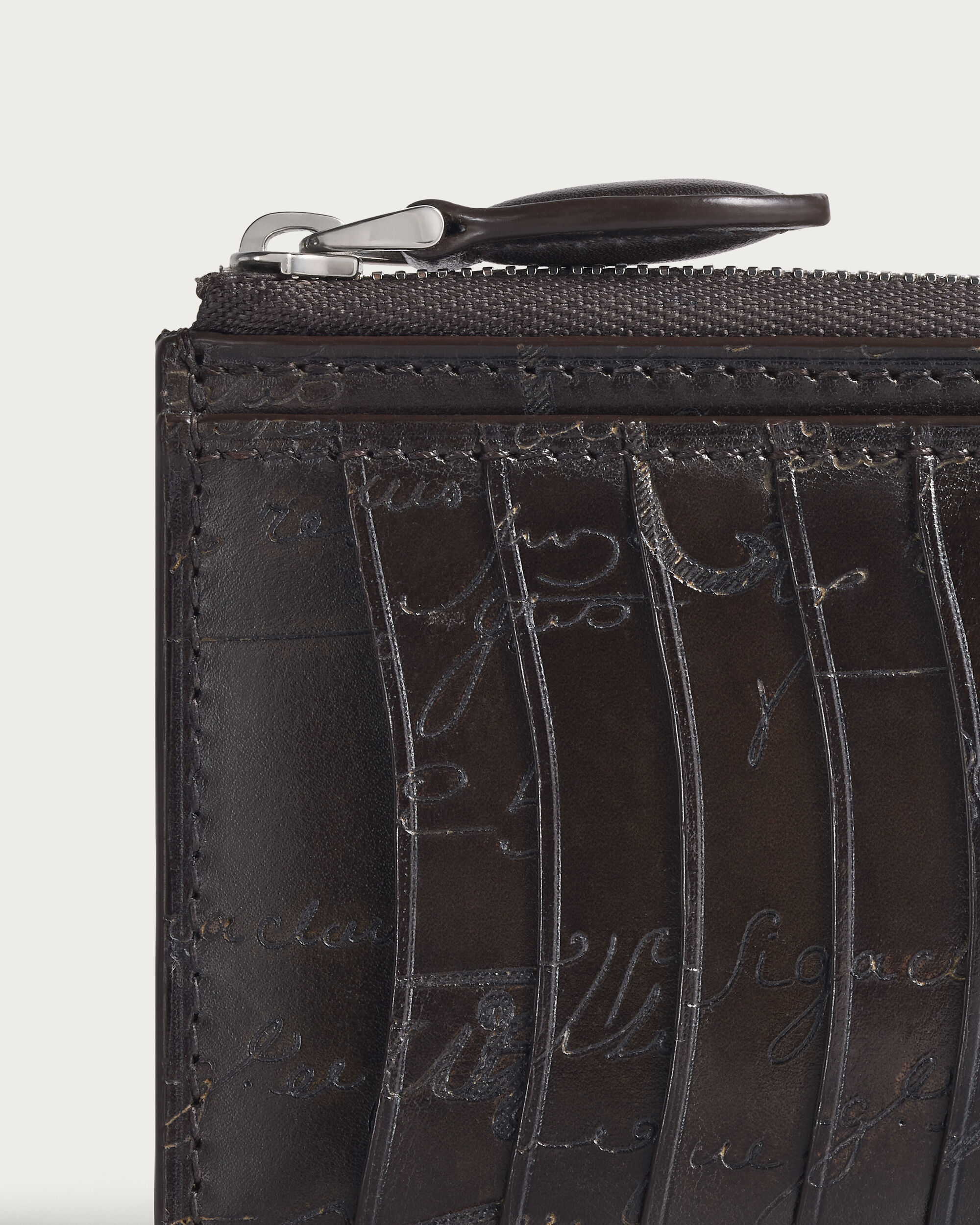 ベルルッティ　札入れ Berluti】ベルルッティ『カリグラフィ マネークリップ式短札入れ