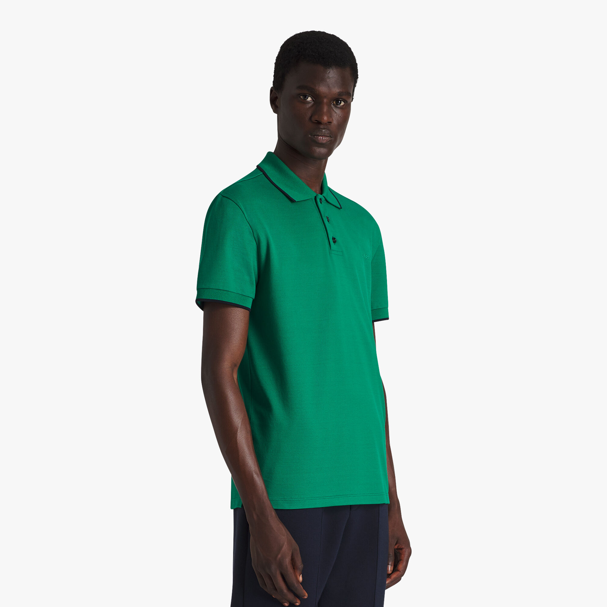 embroidered cotton polo shirts
