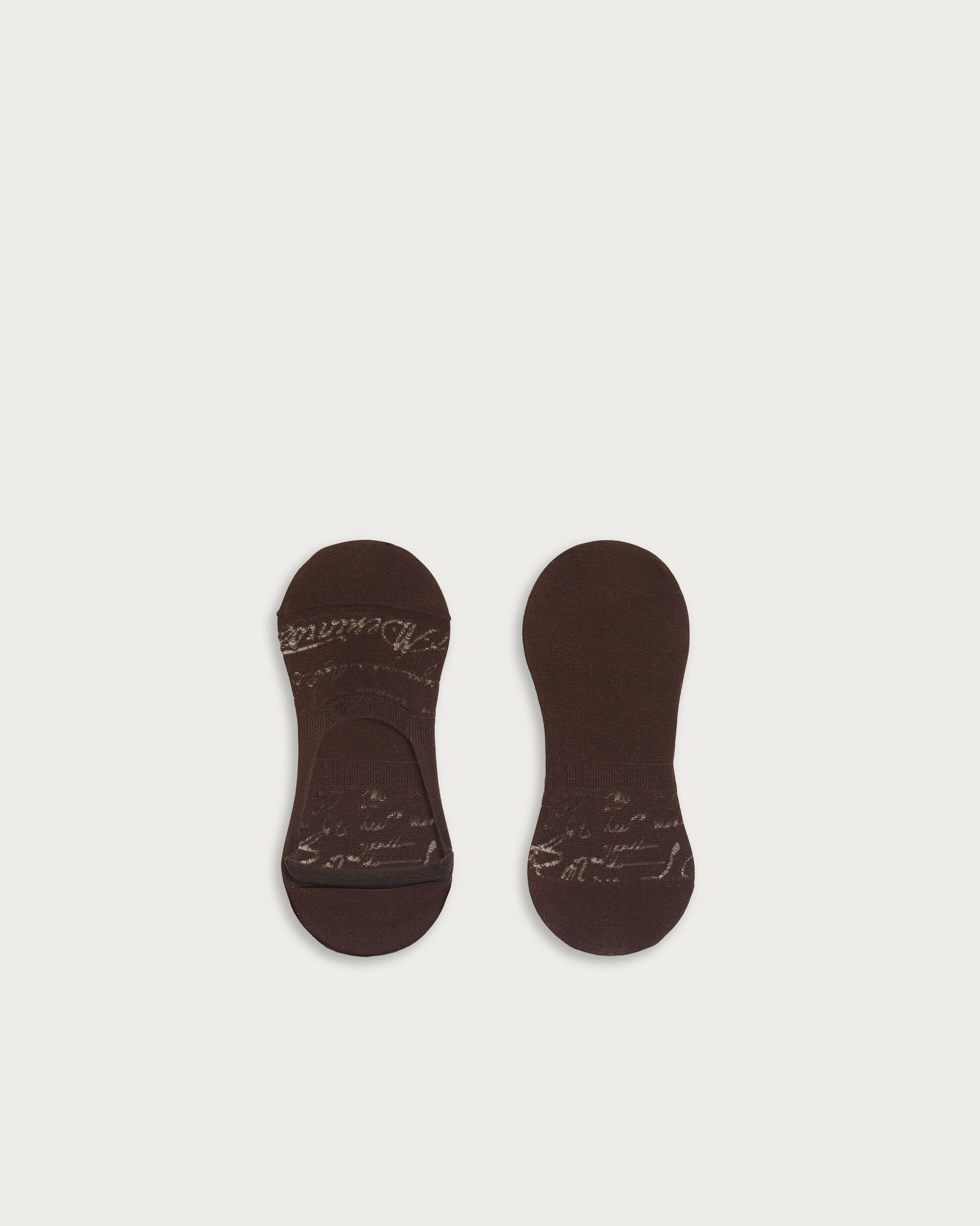 Shadow Ghost Socks, Signature Brown, hi-res
