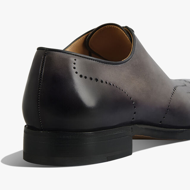 Richelieu Ajouré Equilibre En Cuir De Veau Venezia, NERO GRIGIO, hi-res 6