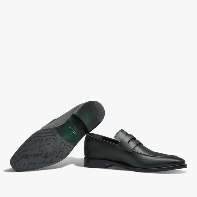 Andy Démesure Neo Flex Venezia Softy Calf Leather Loafer, NERO VERDE, hi-res 4