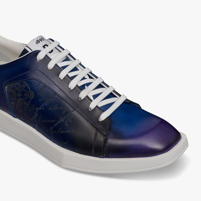 Stellar Scritto Leather Sneaker, CLOUDY SPACE, hi-res