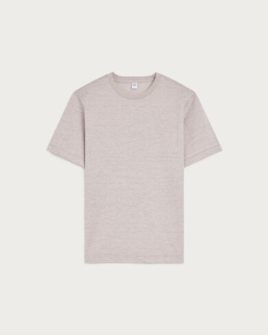 Piqu&eacute; Scritto T-shirt, Breezy Beige, hi-res