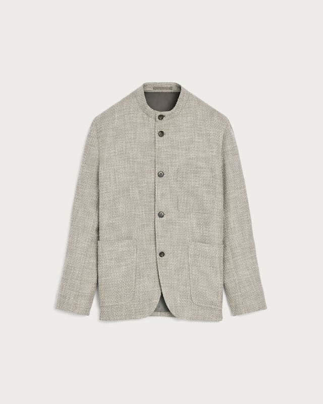 Light Tweed Foresti&egrave;re Jacket, Beige Melange, hi-res