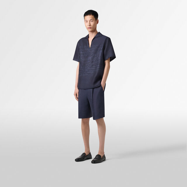 Formal Pleated Shorts