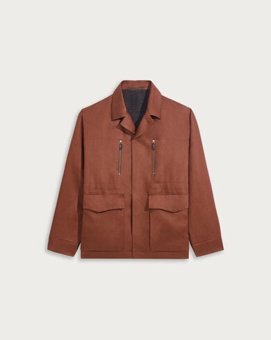 Travel Field Jacket, Russet Brown, hi-res