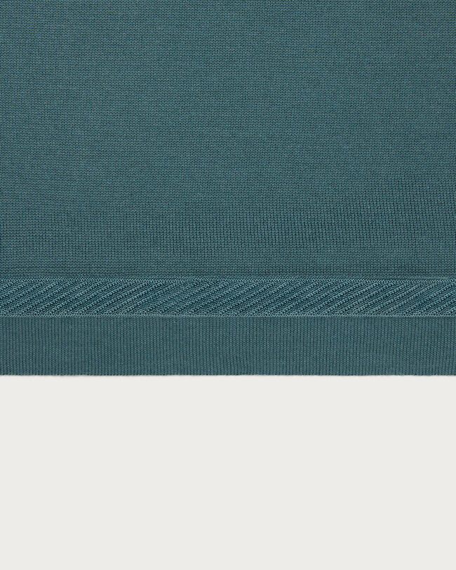 Polo avec Broderie B-Thabor, Green Smoke, hi-res