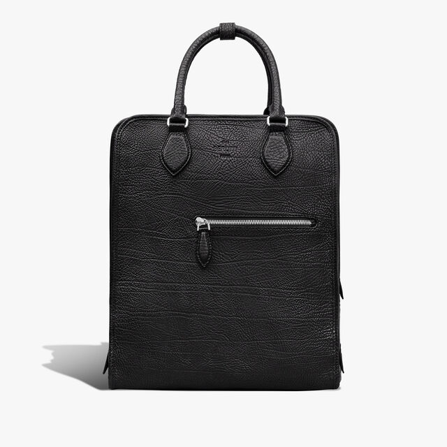 Premier Jour Leather Backpack, CARBON BLACK, hi-res 1