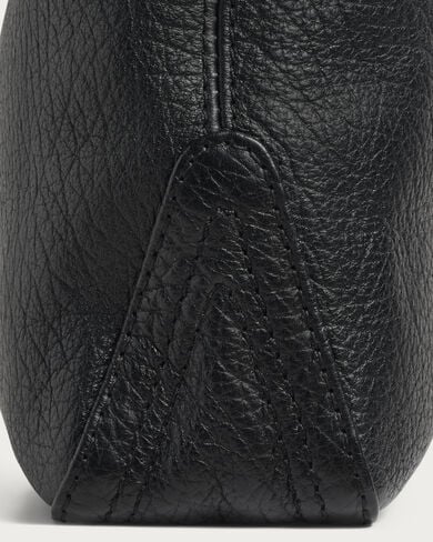 Toujours Soft Zipped Pouch, Deep Black, hi-res