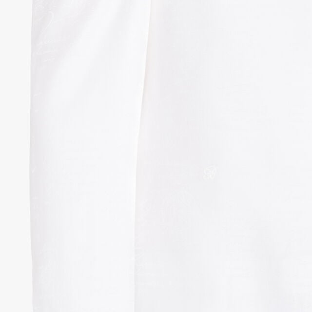 Chemise Andy En Coton Et Soie Scritto, BLANC OPTIQUE, hi-res 6