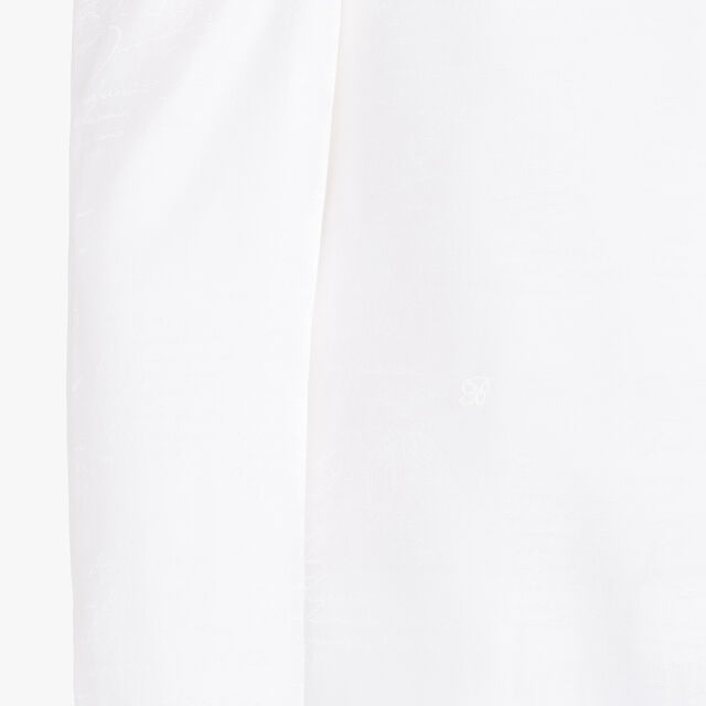 Andy真丝和棉Scritto图纹衬衫, BLANC OPTIQUE, hi-res 6