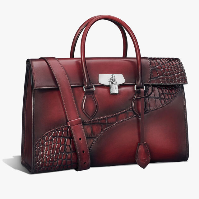 Sac Bandoulière E'Mio Messenger en Cuir, SAINT EMILION, hi-res 2