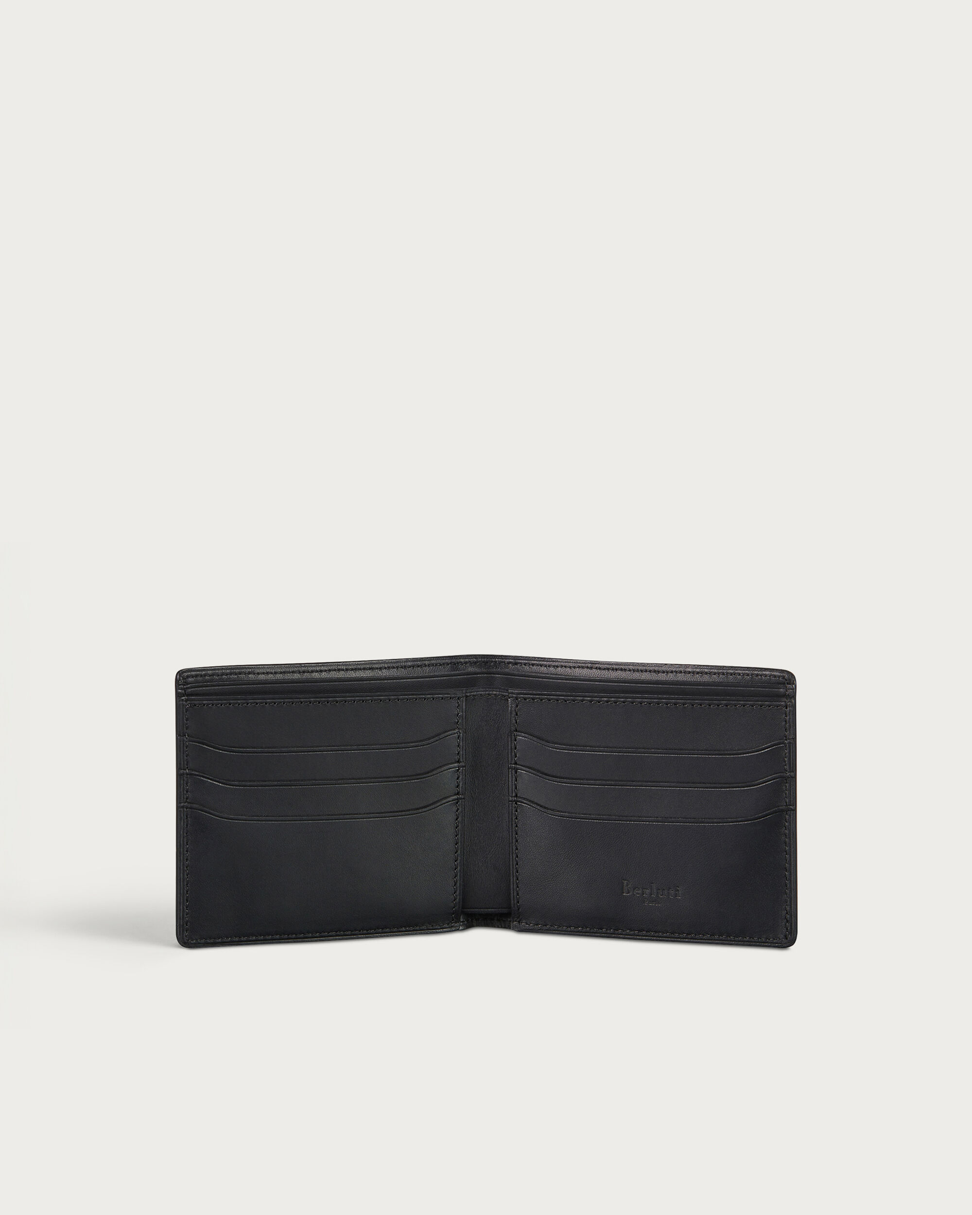 Makore Flap Compact Wallet, Nero Blu, hi-res