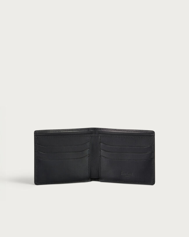Makore Flap Compact Wallet, Nero Blu, hi-res