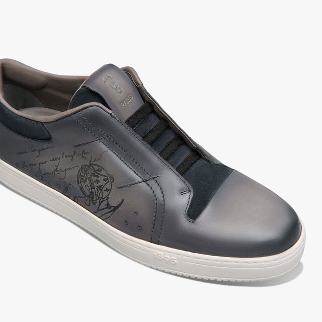 Playtime Scritto Leather Slip-On, GRAPHITE MOSS, hi-res 6