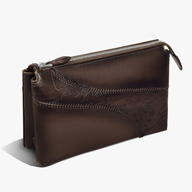 Tersio Scritto Leather Pouch, VIGOGNA, hi-res 7