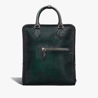 Premier Jour Scritto Leather Backpack, OPUNTIA, hi-res