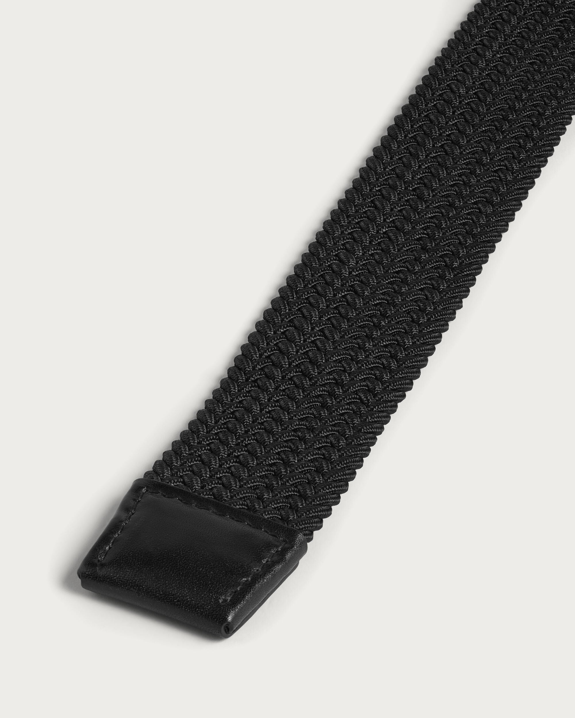Ceinture Classic Tress&eacute;e, Black, Image 2