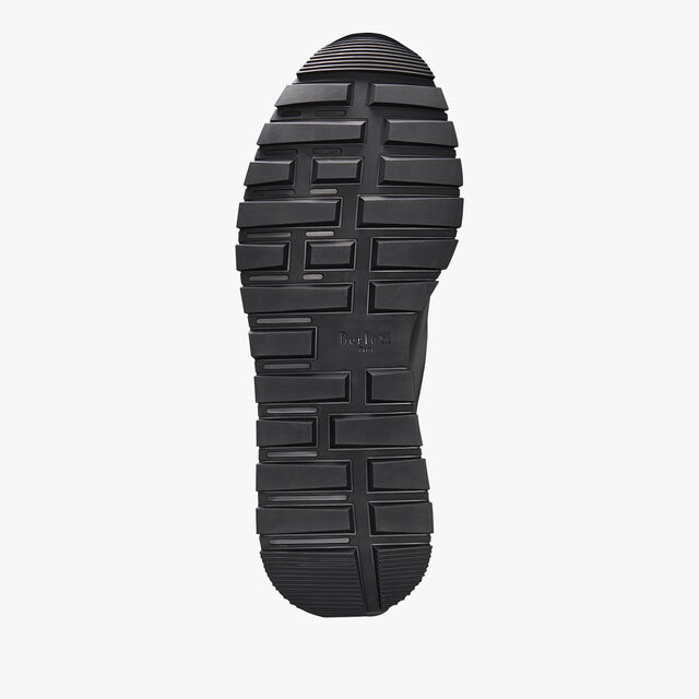 Sneaker Fast Track En Cuir Glacé, BLACK, hi-res 4