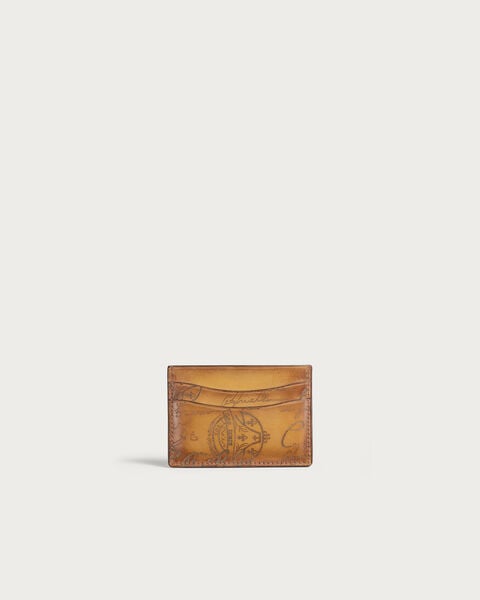Bambou Card Holder, Mustard, hi-res