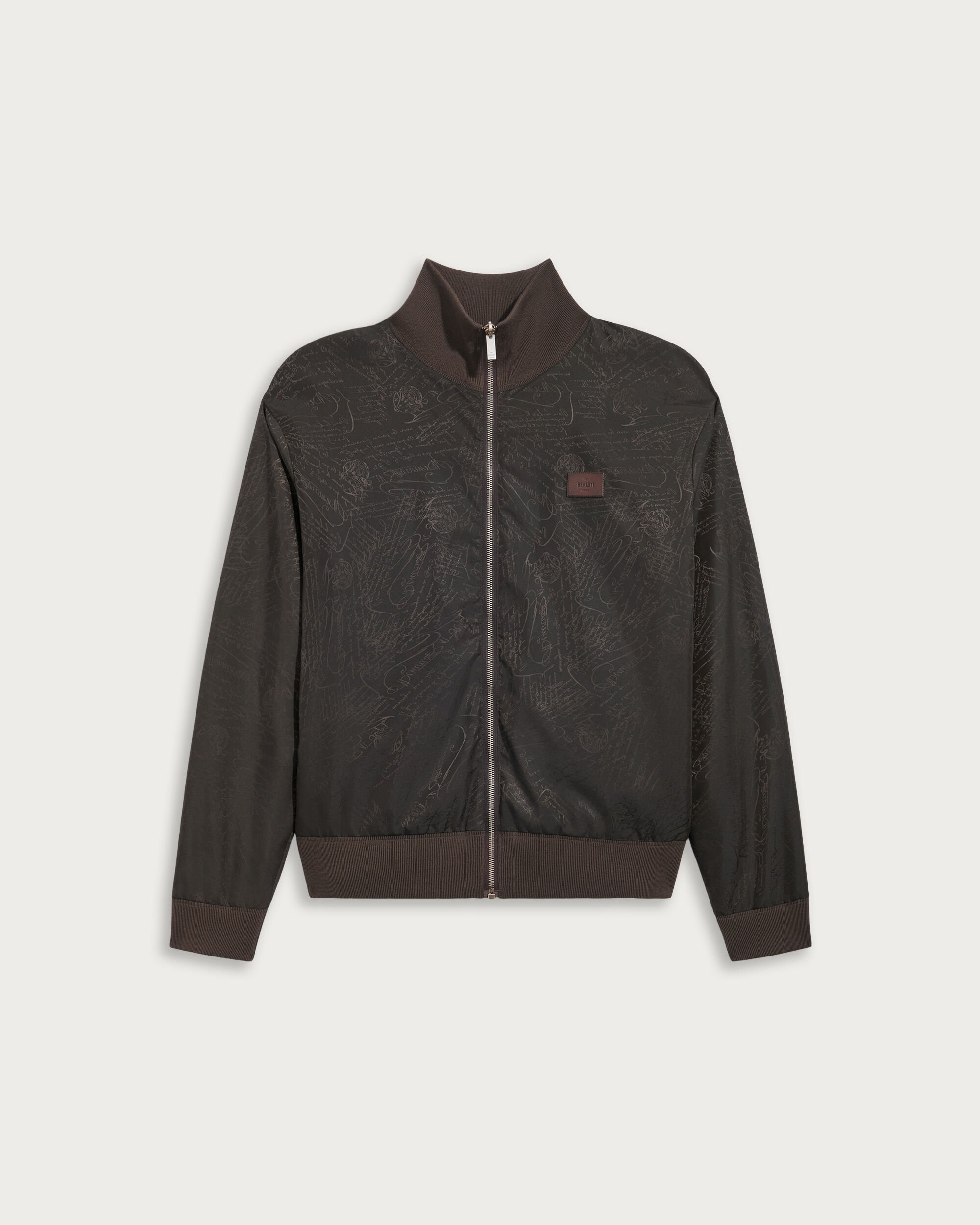 Reversible Blouson with Leather Detail, Earth Brown, hi-res