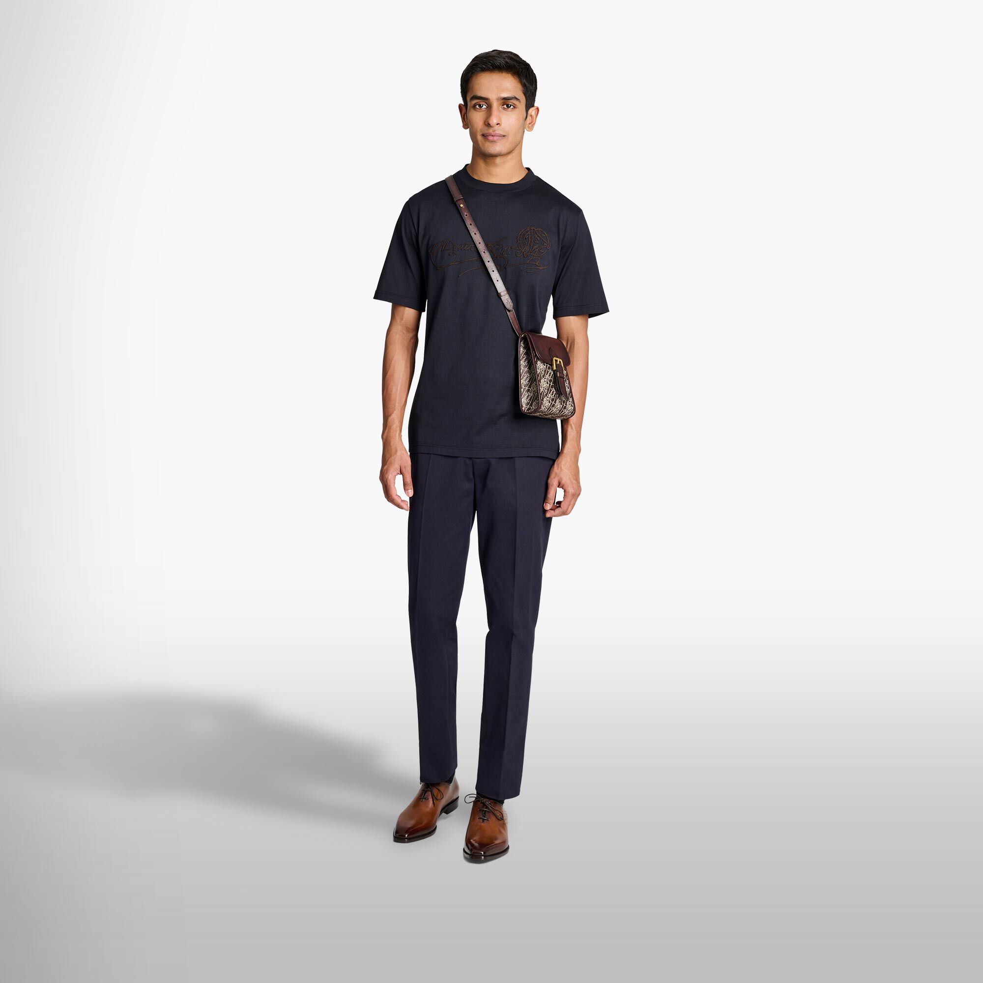 【Berluti】MADURO Bourse Toile Marbeuf メッセンジャーバッグ Bourse Toile Marbeuf Messenger | Berluti VN