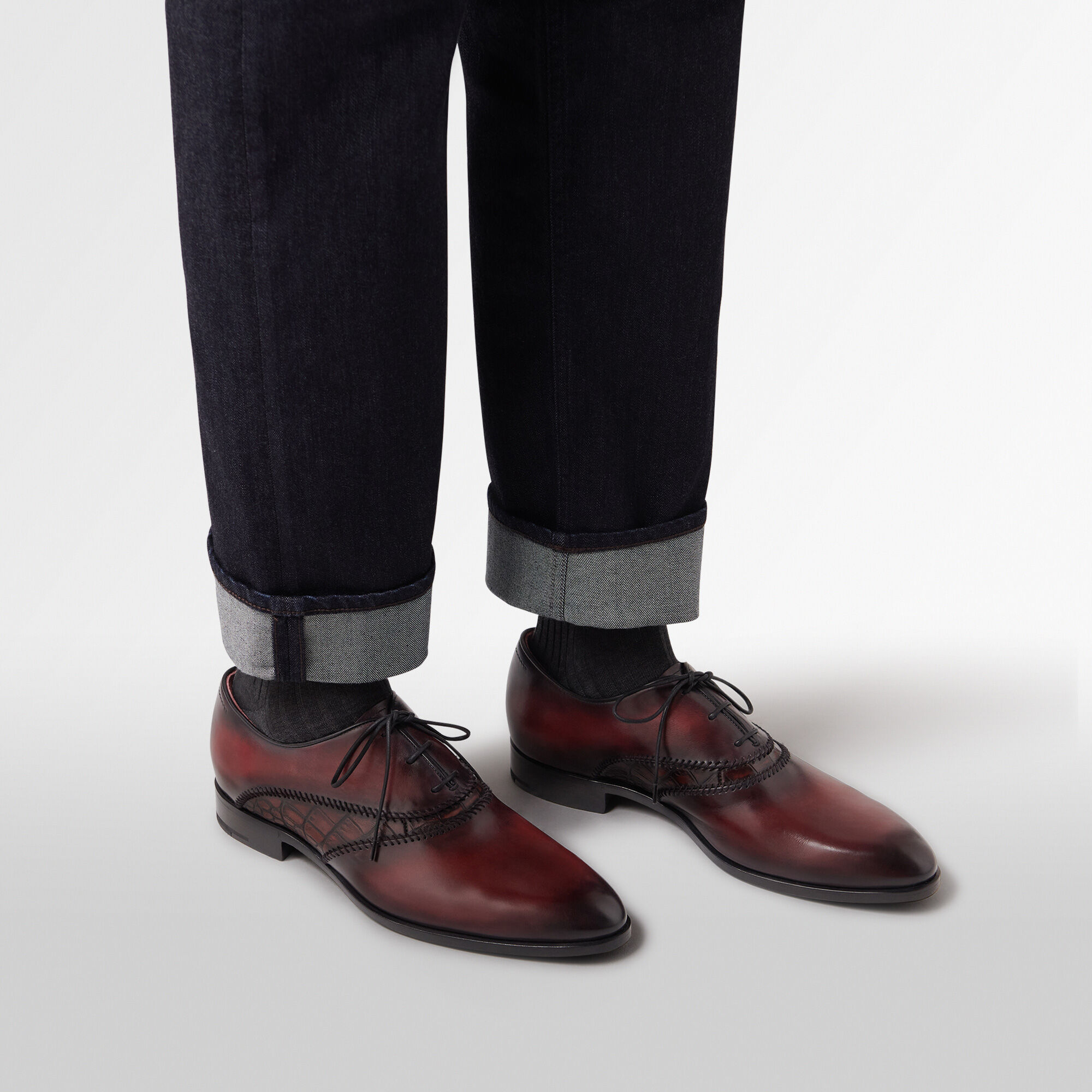Rapiécé-Reprisé Leather Loafer | Berluti
