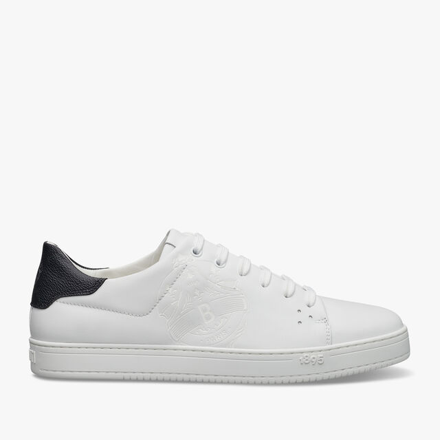 Playtime Leather and Signature Canvas Sneaker, WHITE, hi-res 1