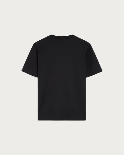 Scritto Embroidery T-shirt, Marine, hi-res