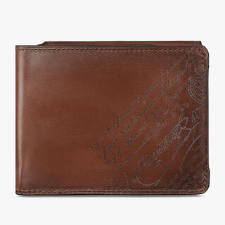Essentiel Coin Scritto Leather Wallet, MOGANO, hi-res
