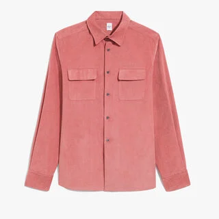 Corduroy Casual Shirt, ROSEWOOD, hi-res