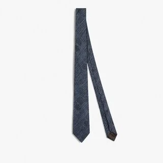 Chevron Scritto Tie, SOLADITE BLUE, hi-res