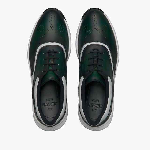Swing Leather Golf Shoe, NERO VERDE, hi-res 3